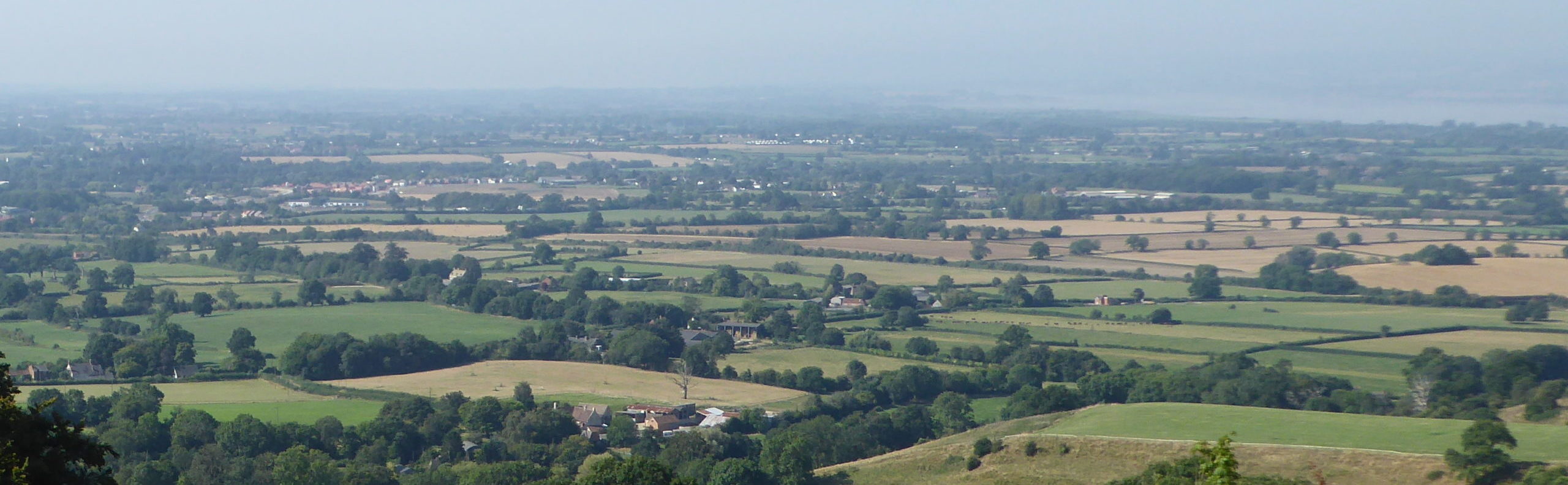 Great Oldbury, Whitminster and Frampton viewed from Haresfield Beacon